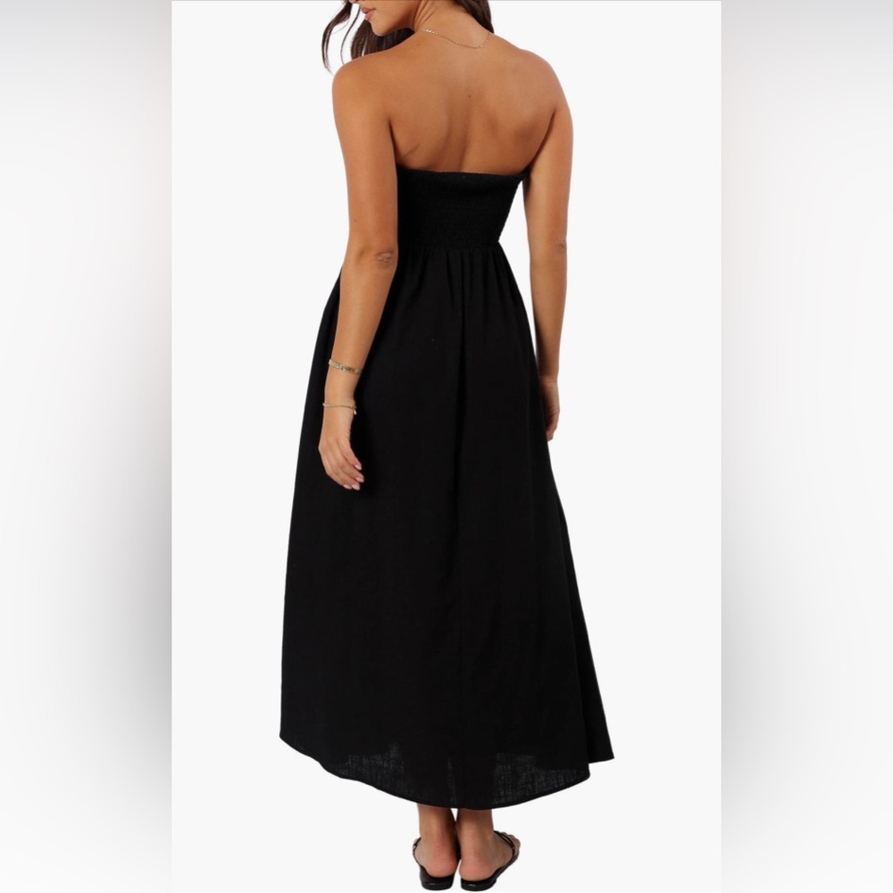 Petal & Pup Black Strapless Maxi Dress - Picture 6 of 7